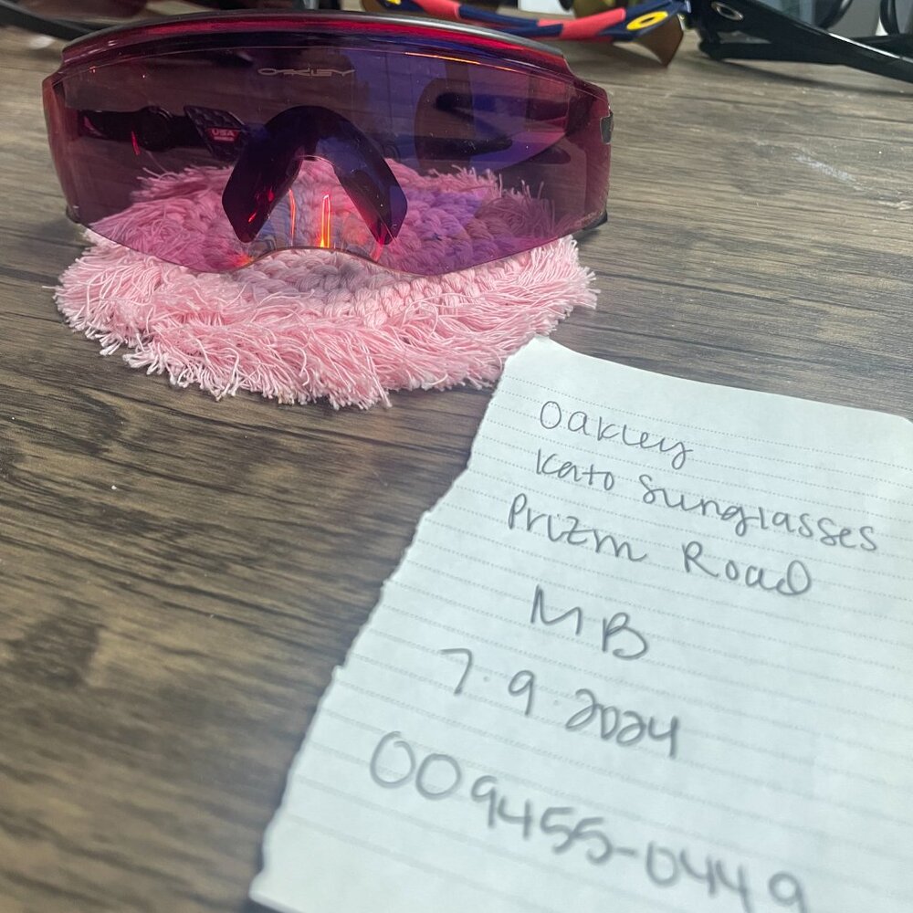 RARE Oakley Kato Sunglasses (polished black/prizm road lens)